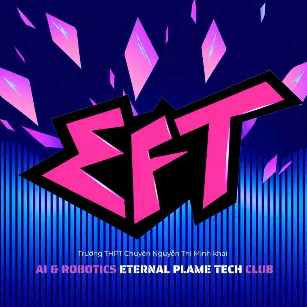 Logo CLB AI & Robotics Eternal Flame Tech
